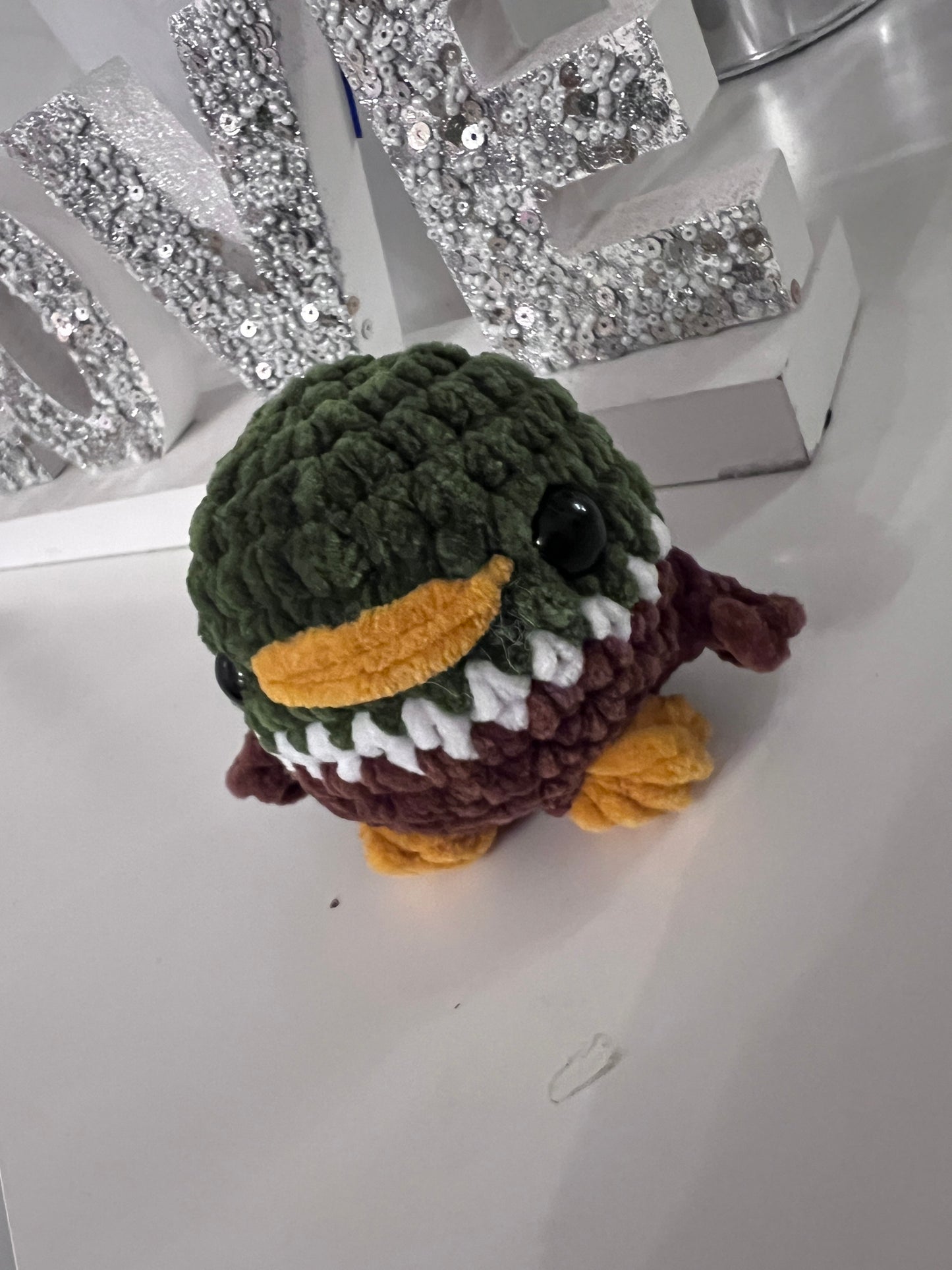Crochet Mallard Duck Plushie