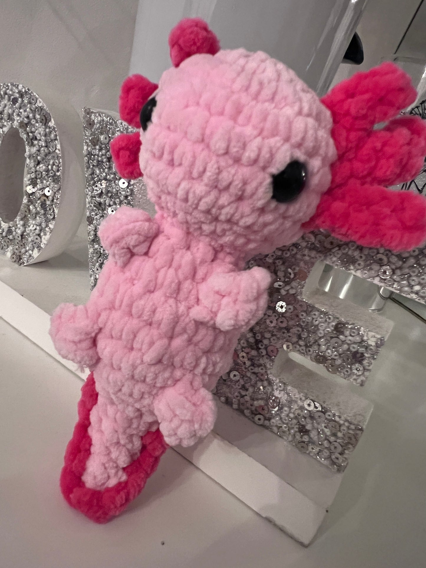 Crochet Axolotl Plushie