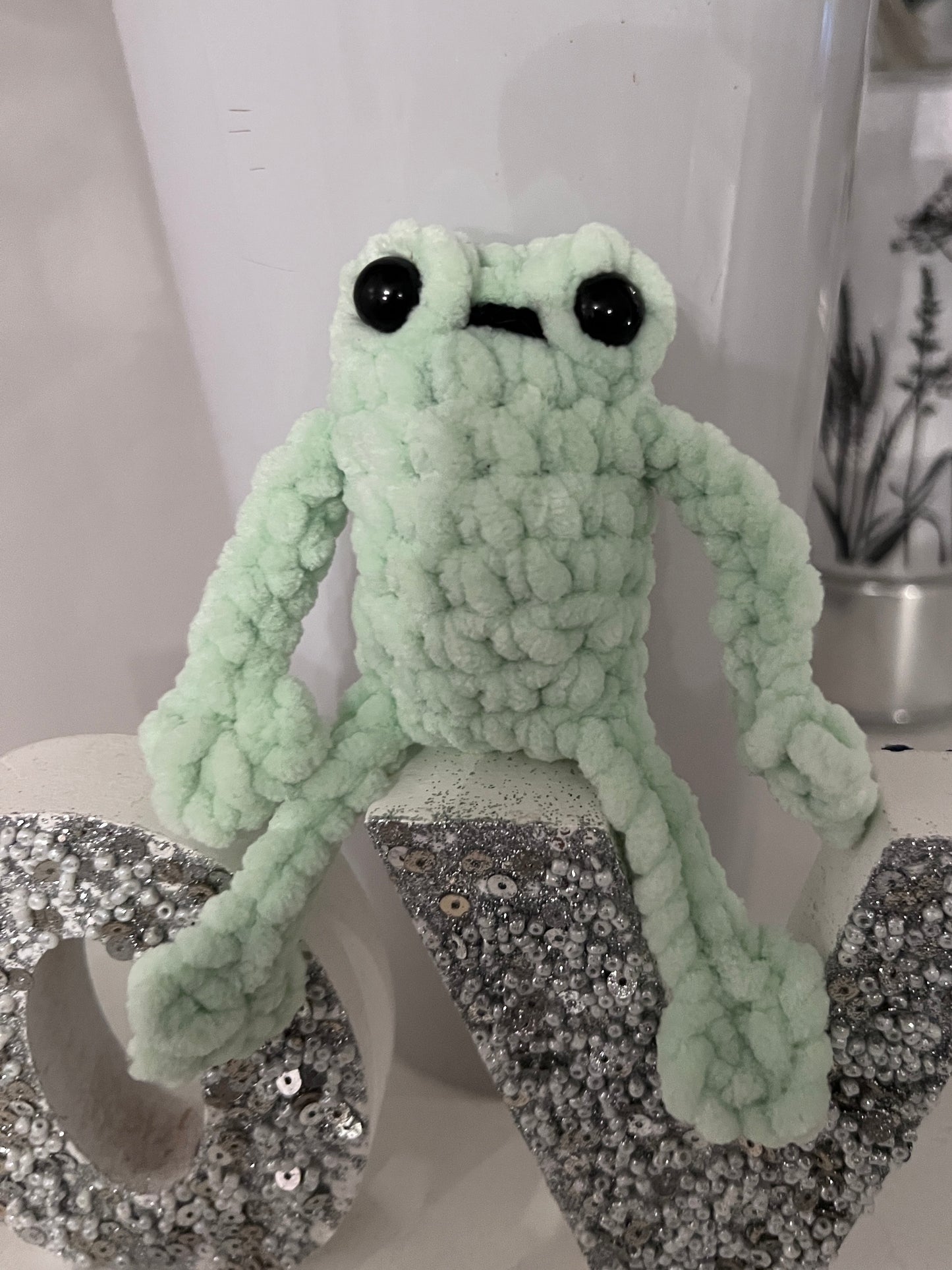 Crochet Leggy Froggy Plushie