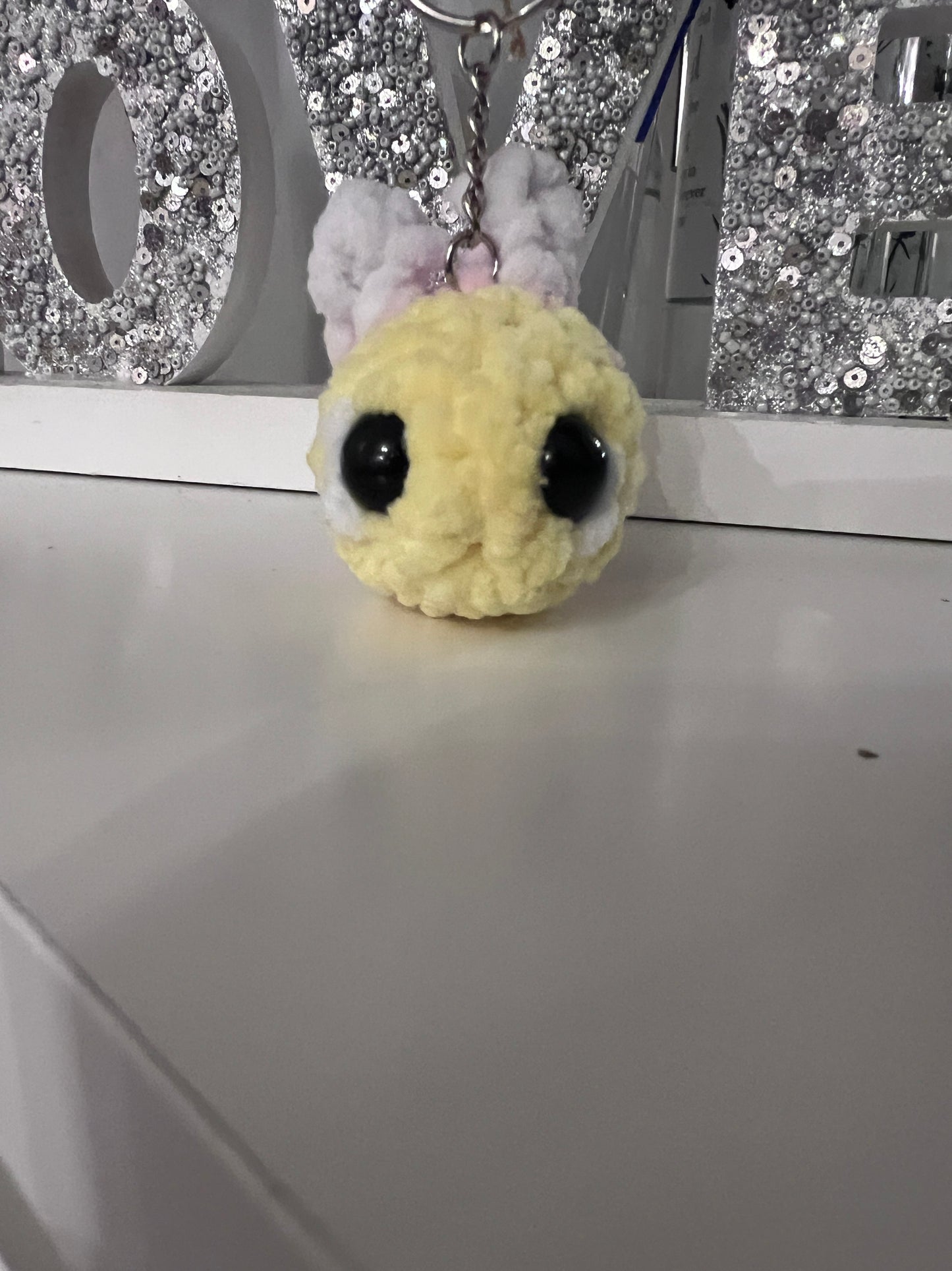 Crochet Bee Keychain