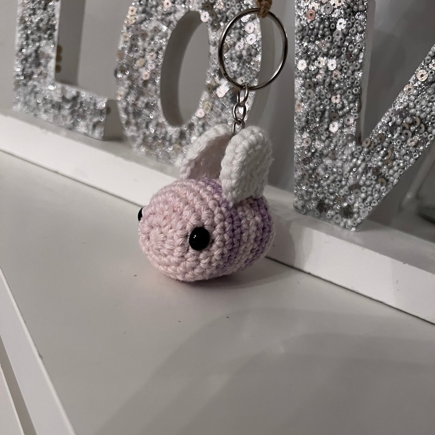 Crochet Bee Keychain