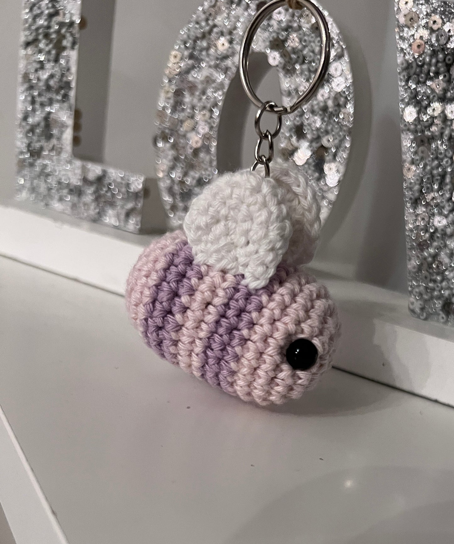 Crochet Bee Keychain