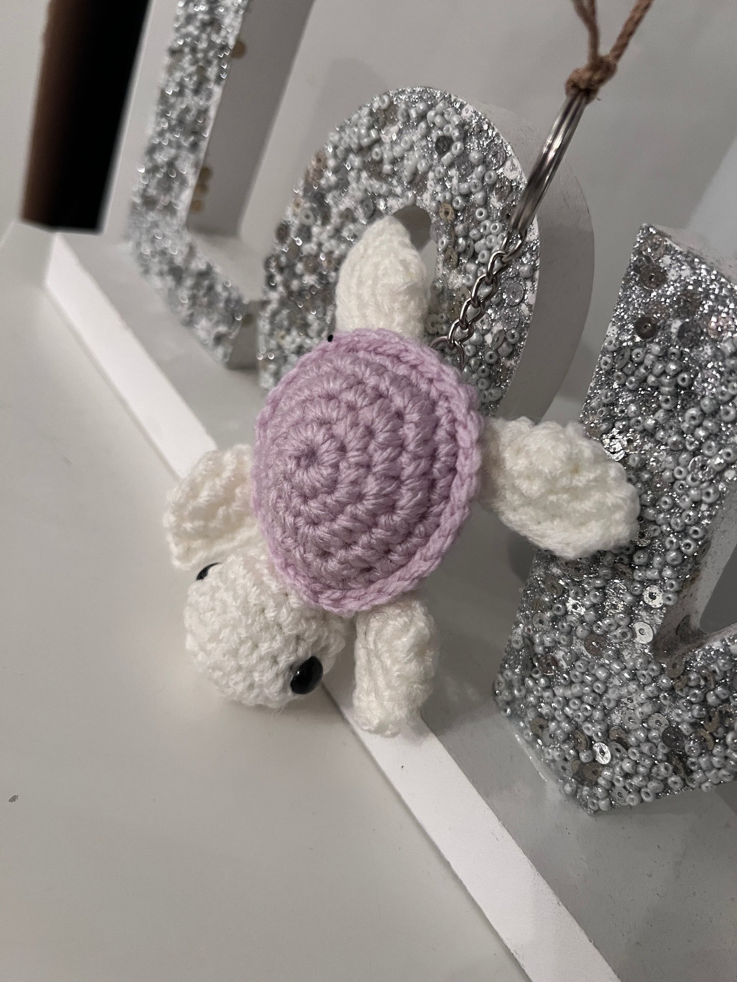 Crochet Turtle Keychain