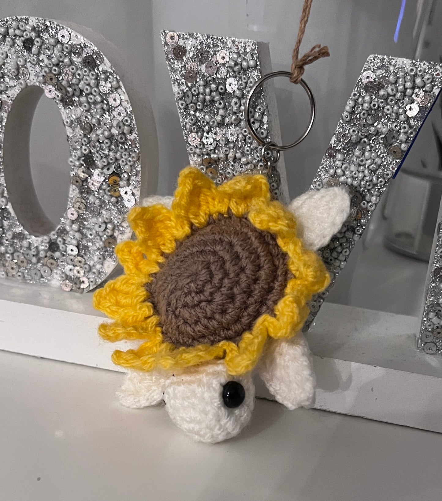 Crochet Turtle Keychain